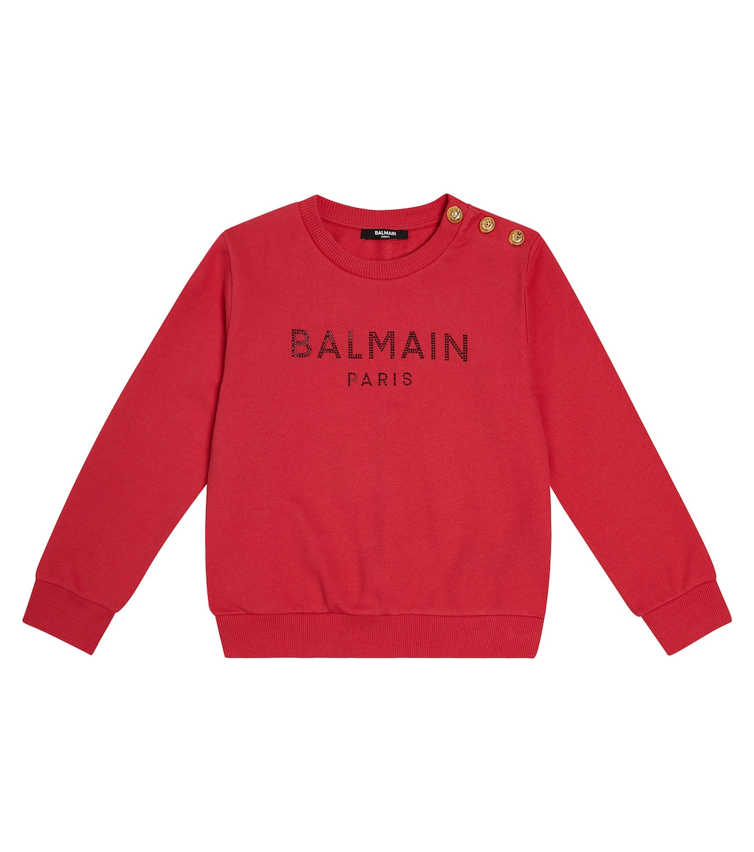 Balmain Kids - Logo cotton jersey sweatshirt