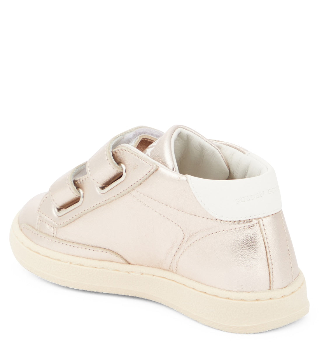 Golden Goose Kids - Baby June metallic leather sneakers
