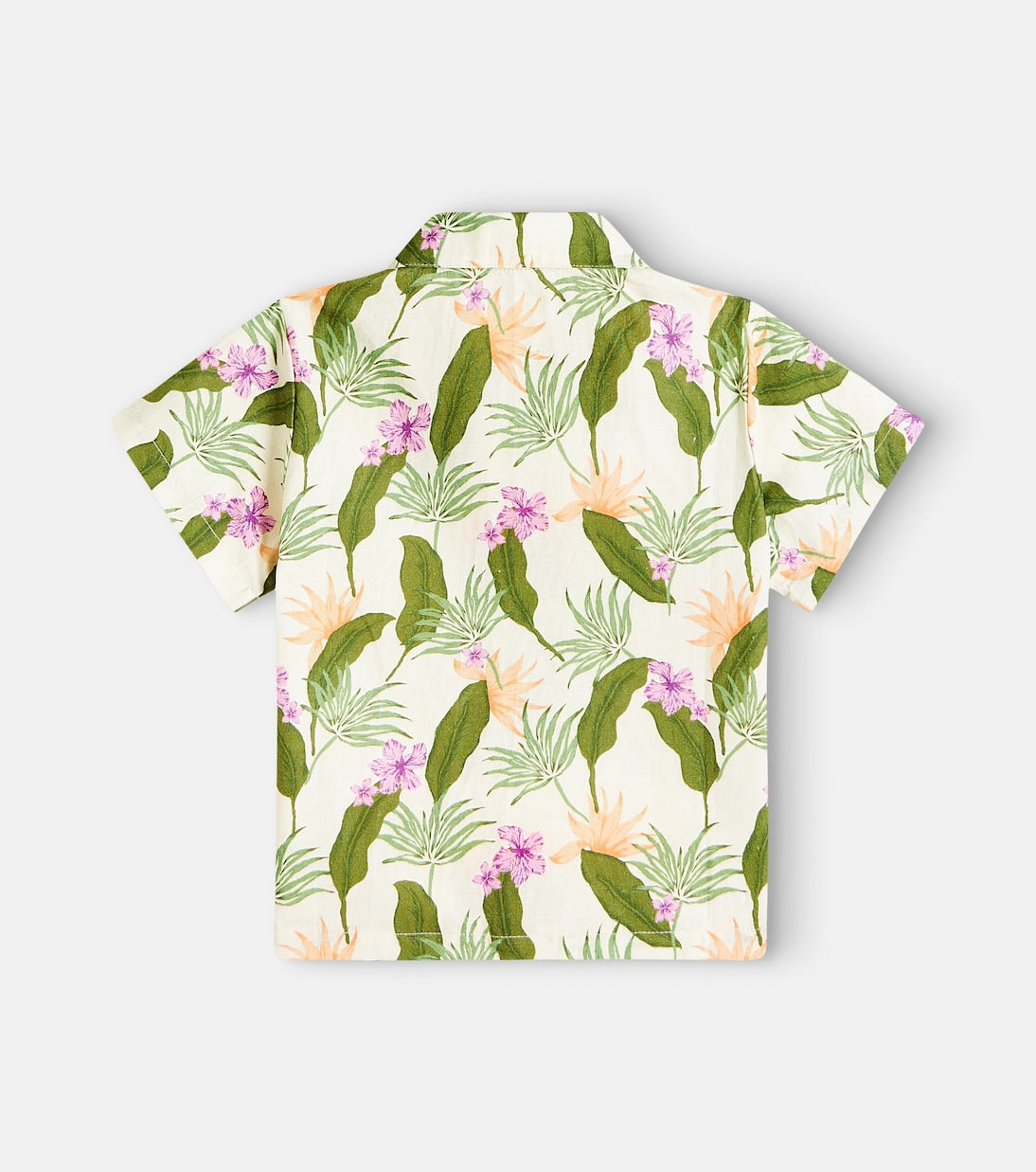 The New Society - Hills printed linen and cotton shirt