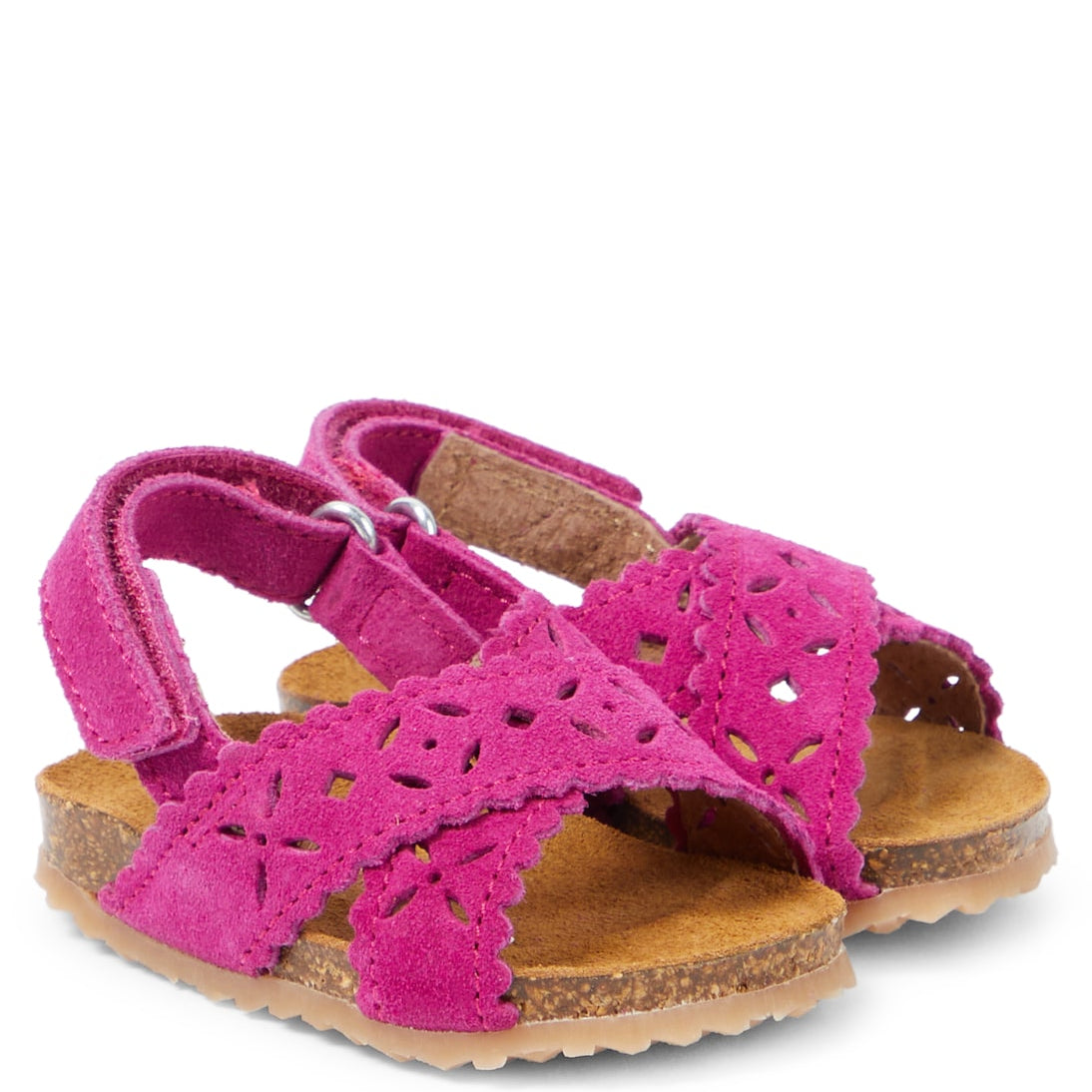 PèPè - Baby Lampone suede sandals