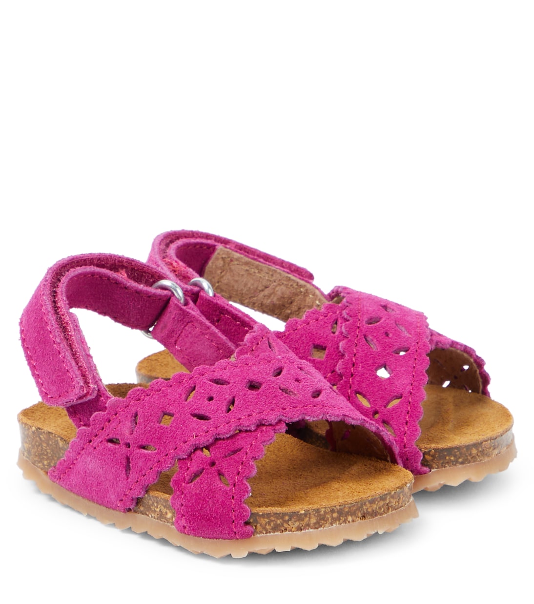 PèPè - Baby Lampone suede sandals