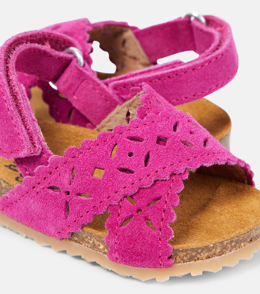 PèPè - Baby Lampone suede sandals