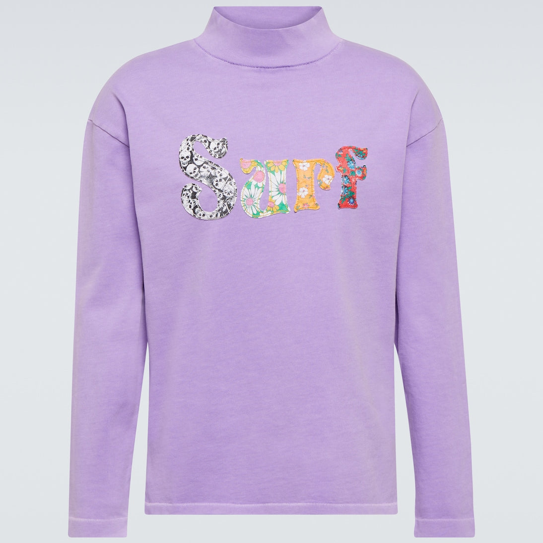 ERL - Appliqué cotton jersey sweatshirt