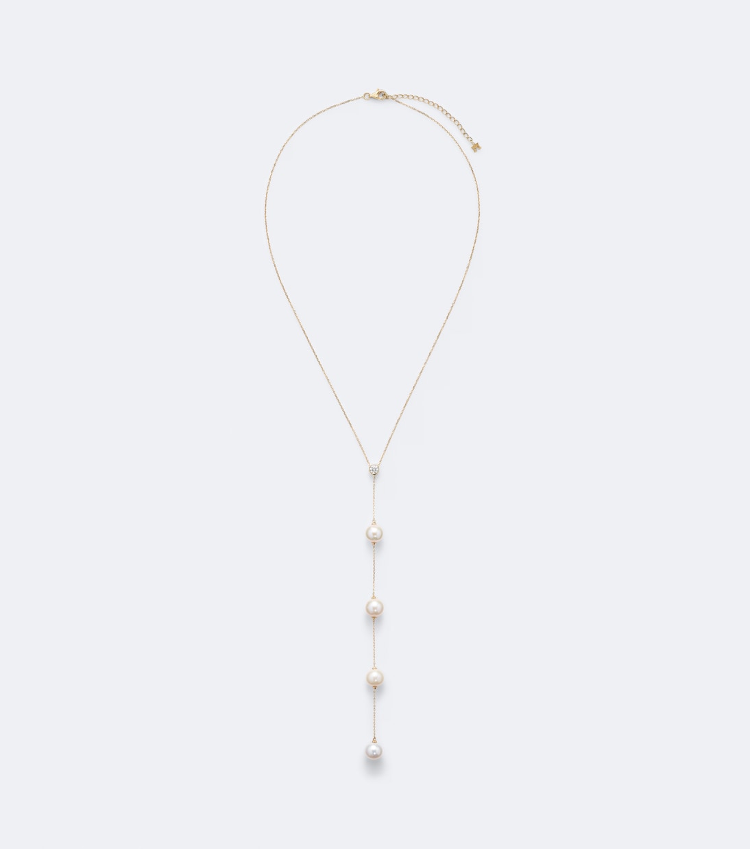 Mateo - 14kt gold necklace with diamonds and pearls