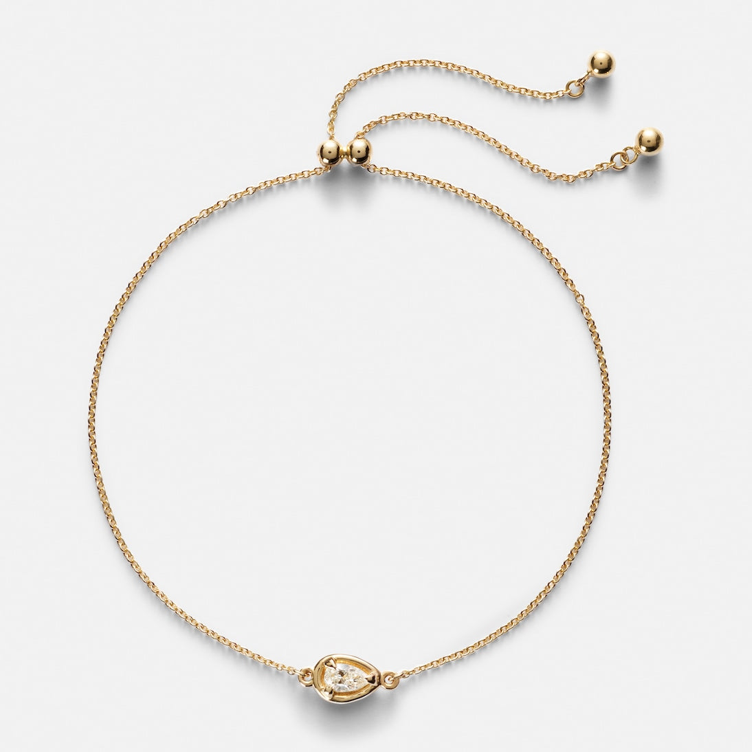 Stone and Strand - Birthstone Bonbon 14kt gold bracelet with diamond