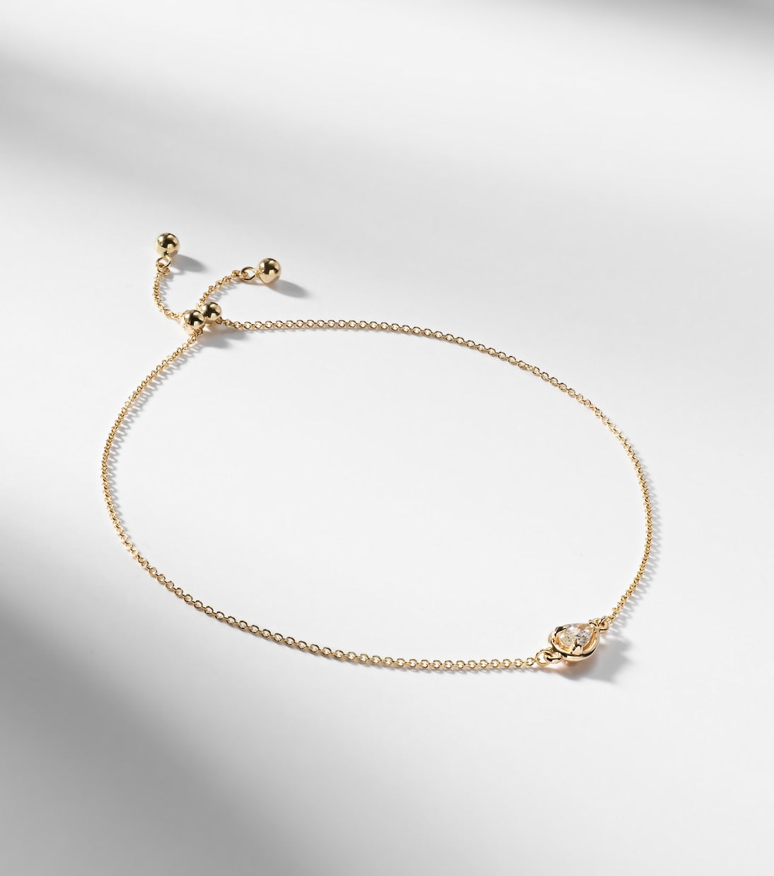 Stone and Strand - Birthstone Bonbon 14kt gold bracelet with diamond