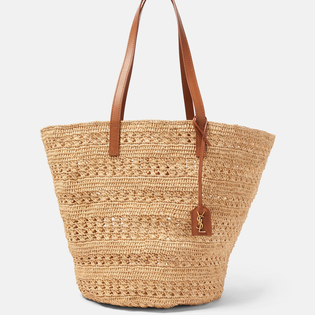 Saint Laurent - Panier Medium raffia basket bag