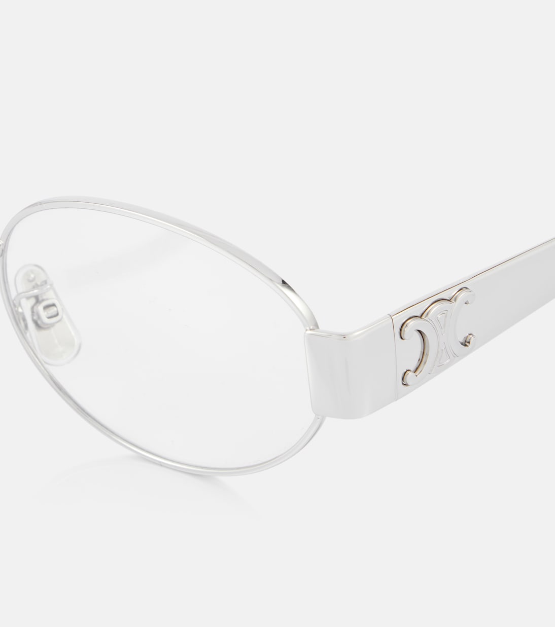 Celine Eyewear - Triomphe Metal round glasses