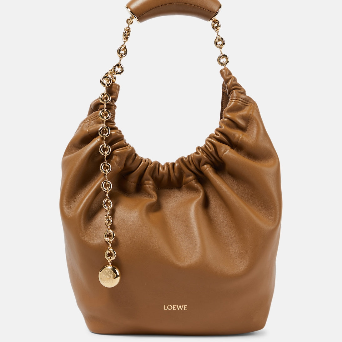 Loewe - Squeeze Small leather shoulder bag