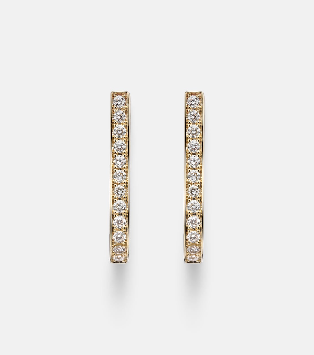 Bucherer Fine Jewellery - Link 18kt gold earrings with diamonds