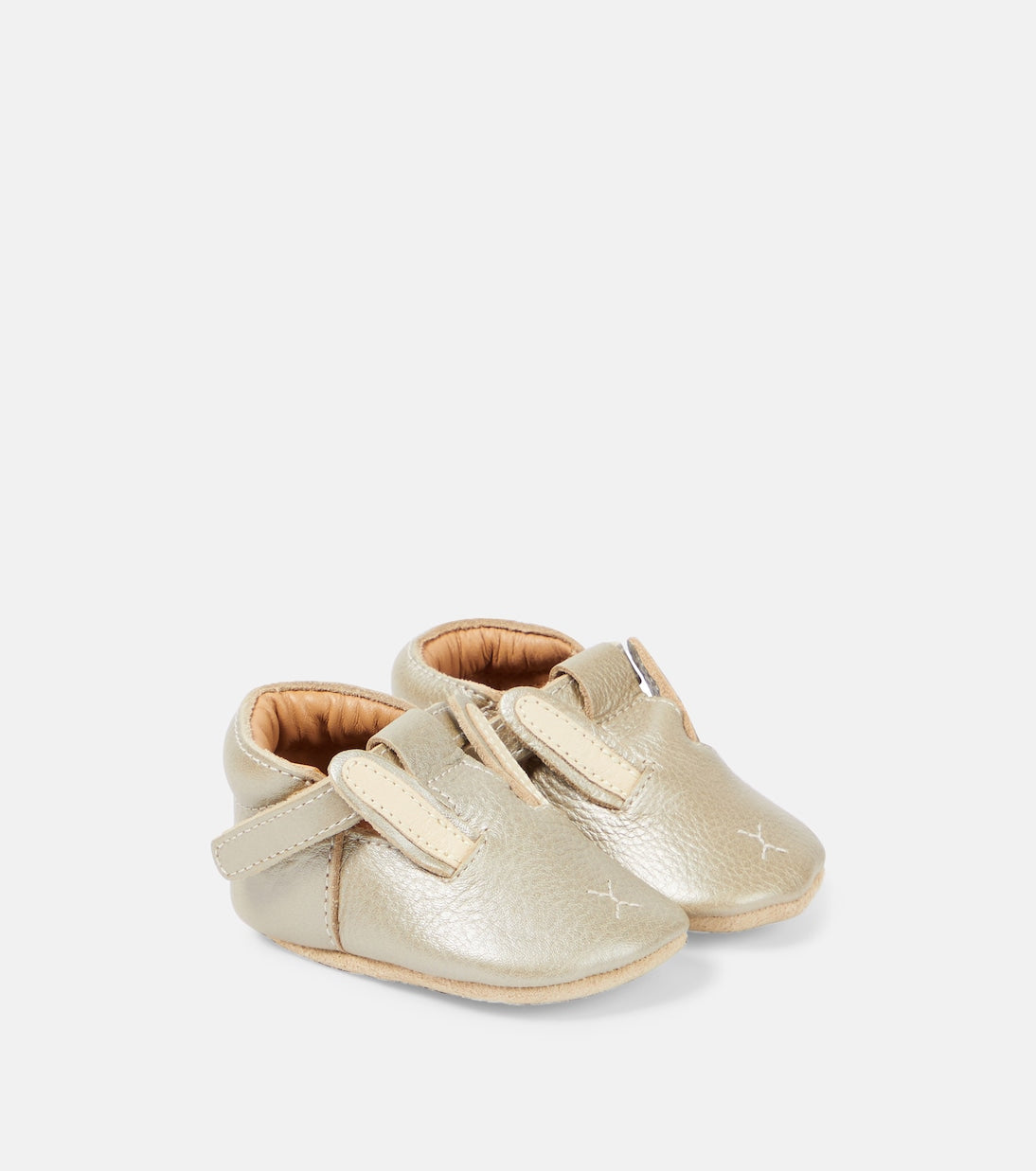 Donsje - Baby Blinc Bunny metallic leather shoes