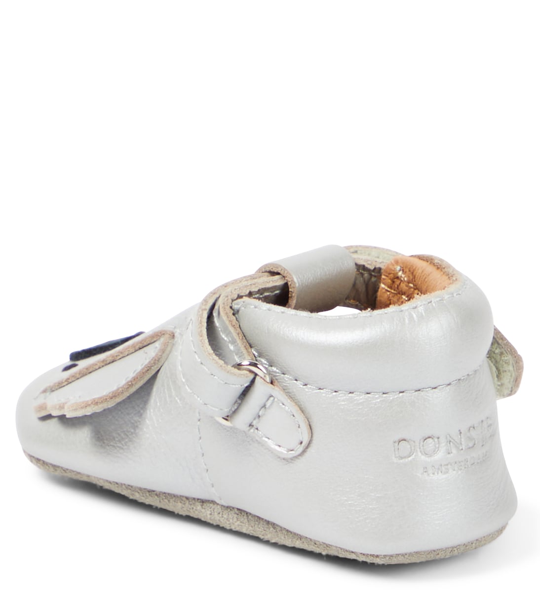 Donsje - Baby Blinc Koala metallic leather shoes