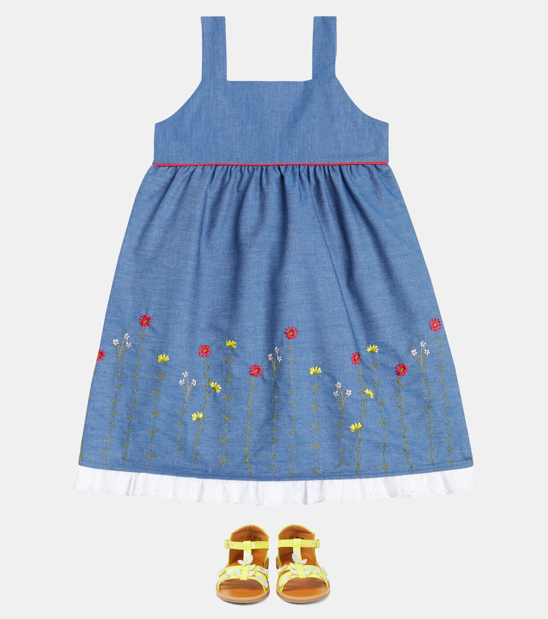 La Coqueta - Clementina embroidered cotton dress