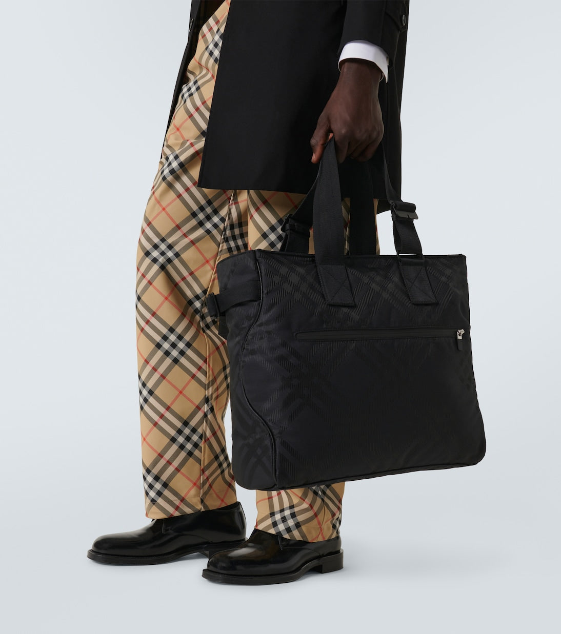 Burberry - Burberry Check jacquard tote bag