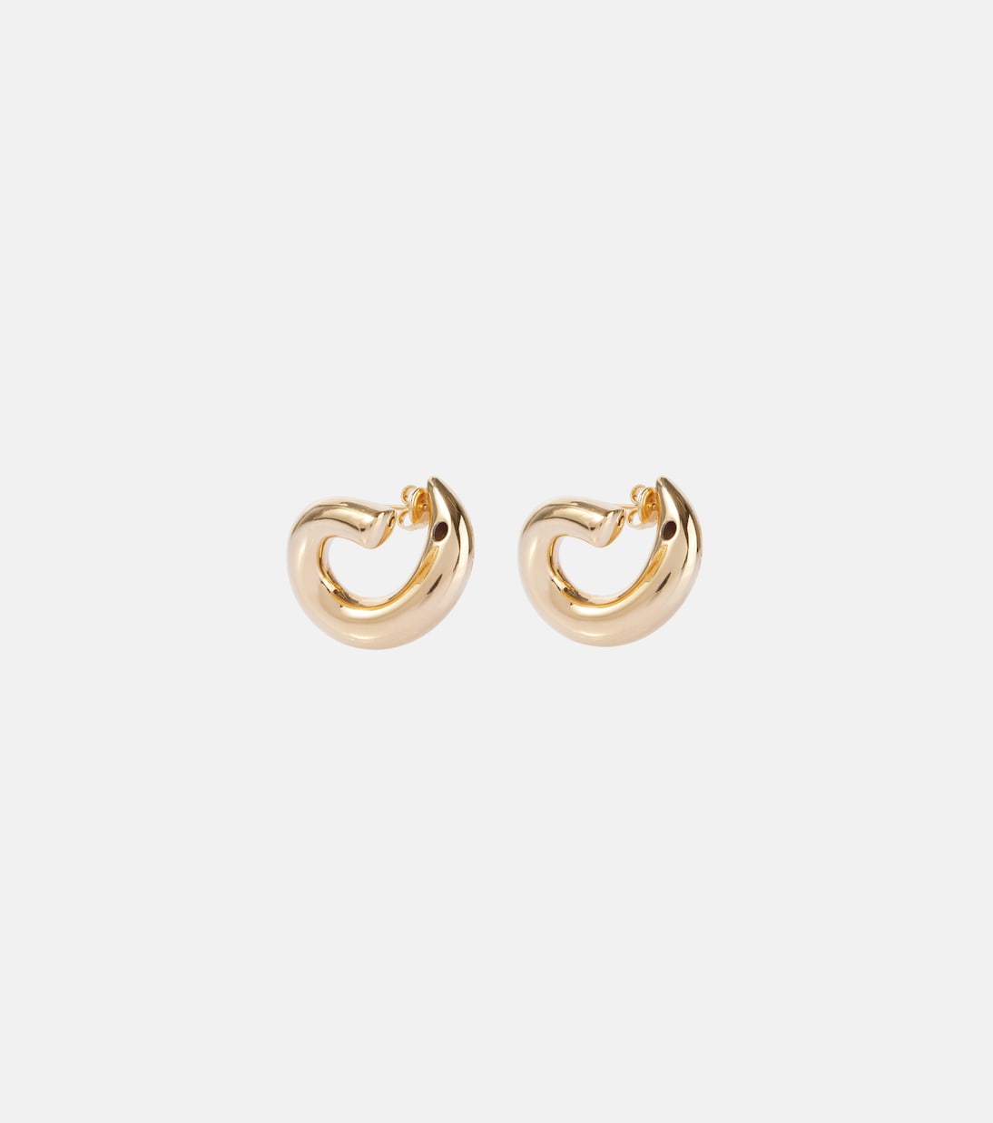 Bottega Veneta - 18kt gold-plated sterling silver earrings