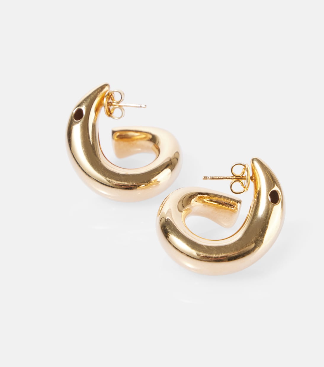 Bottega Veneta - 18kt gold-plated sterling silver earrings