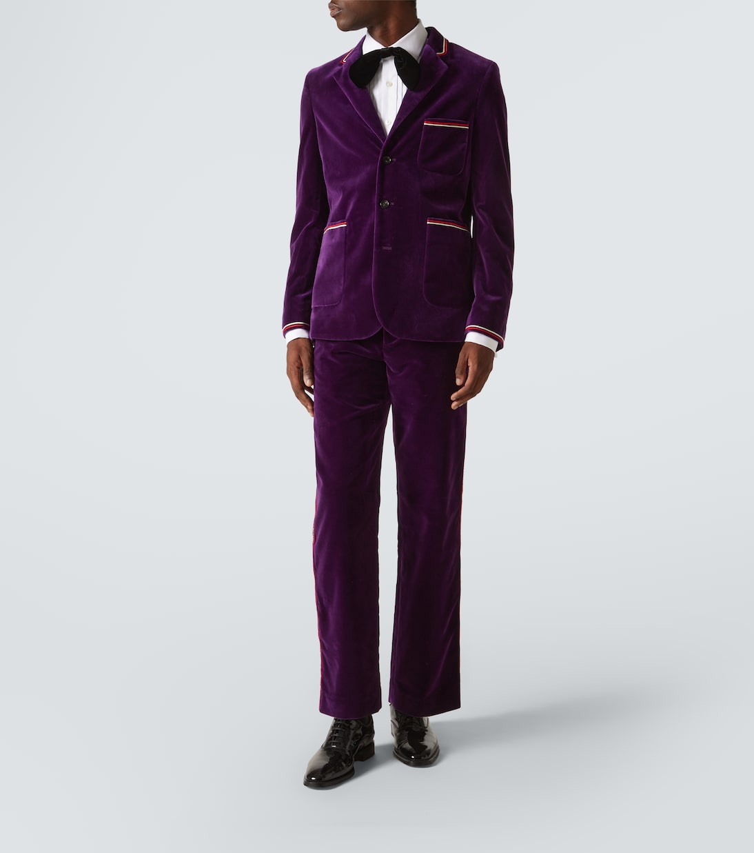 Bode - Showcase cotton velvet suit jacket