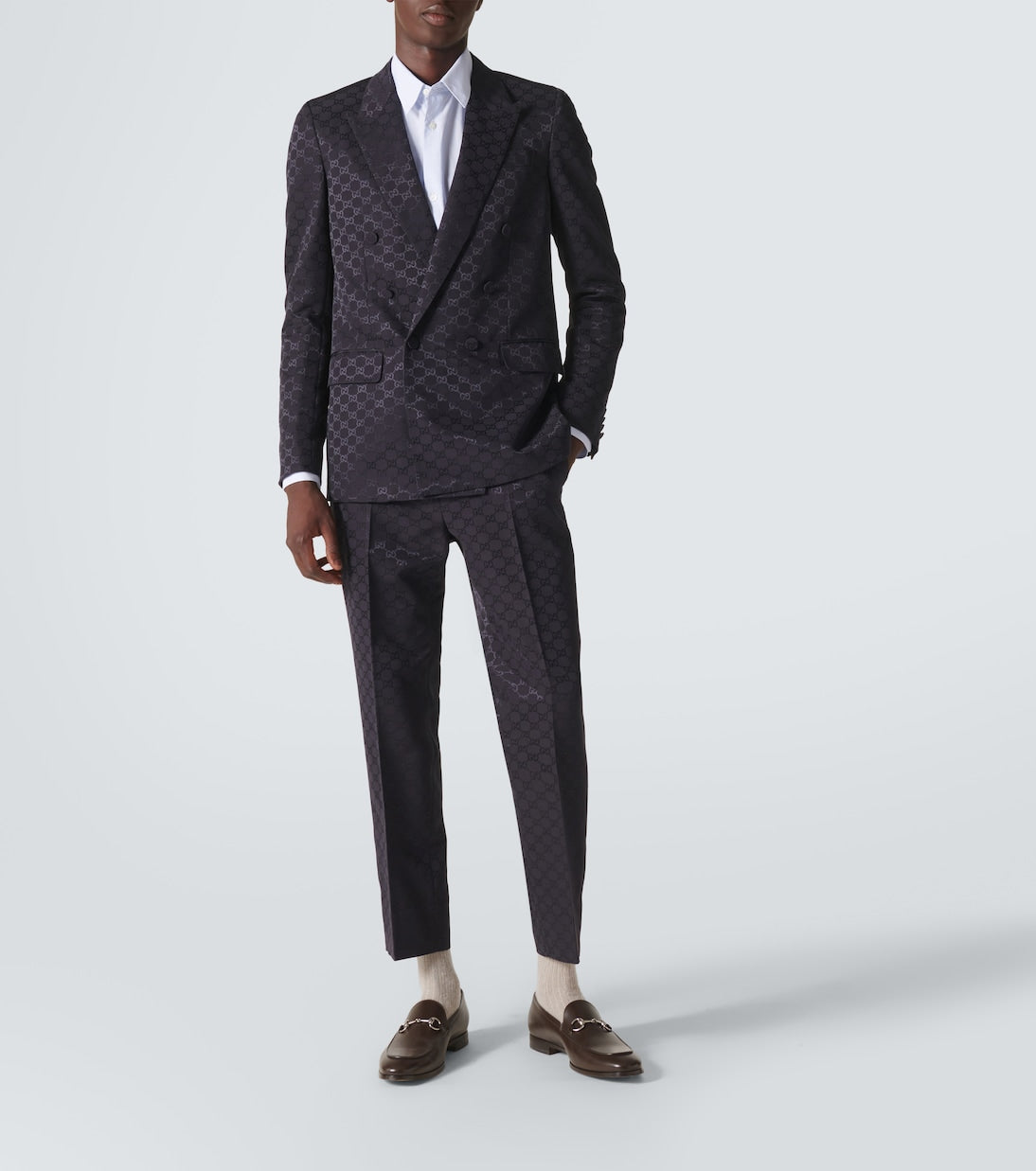 Gucci - Striped cotton poplin shirt