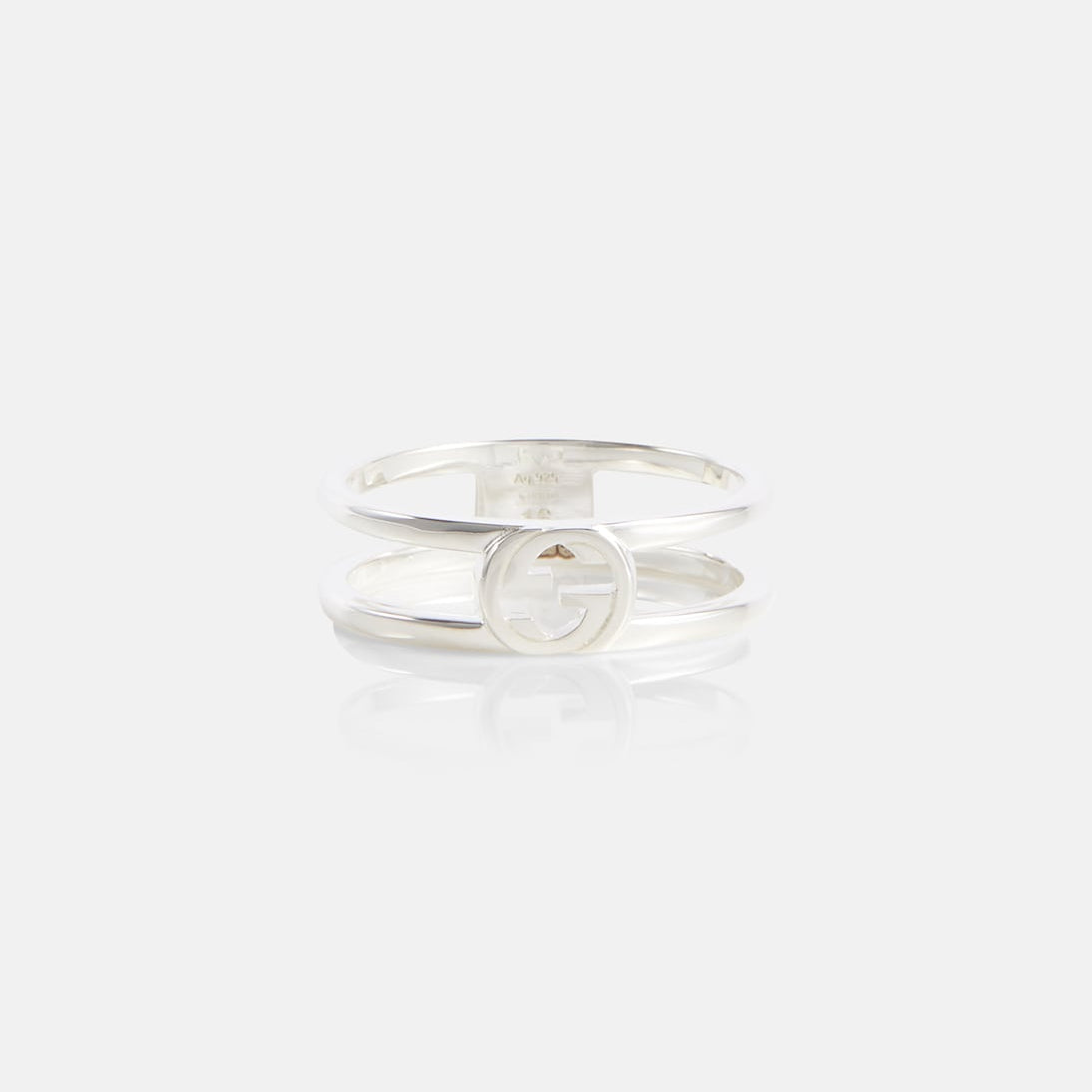 Gucci - Interlocking G sterling silver ring