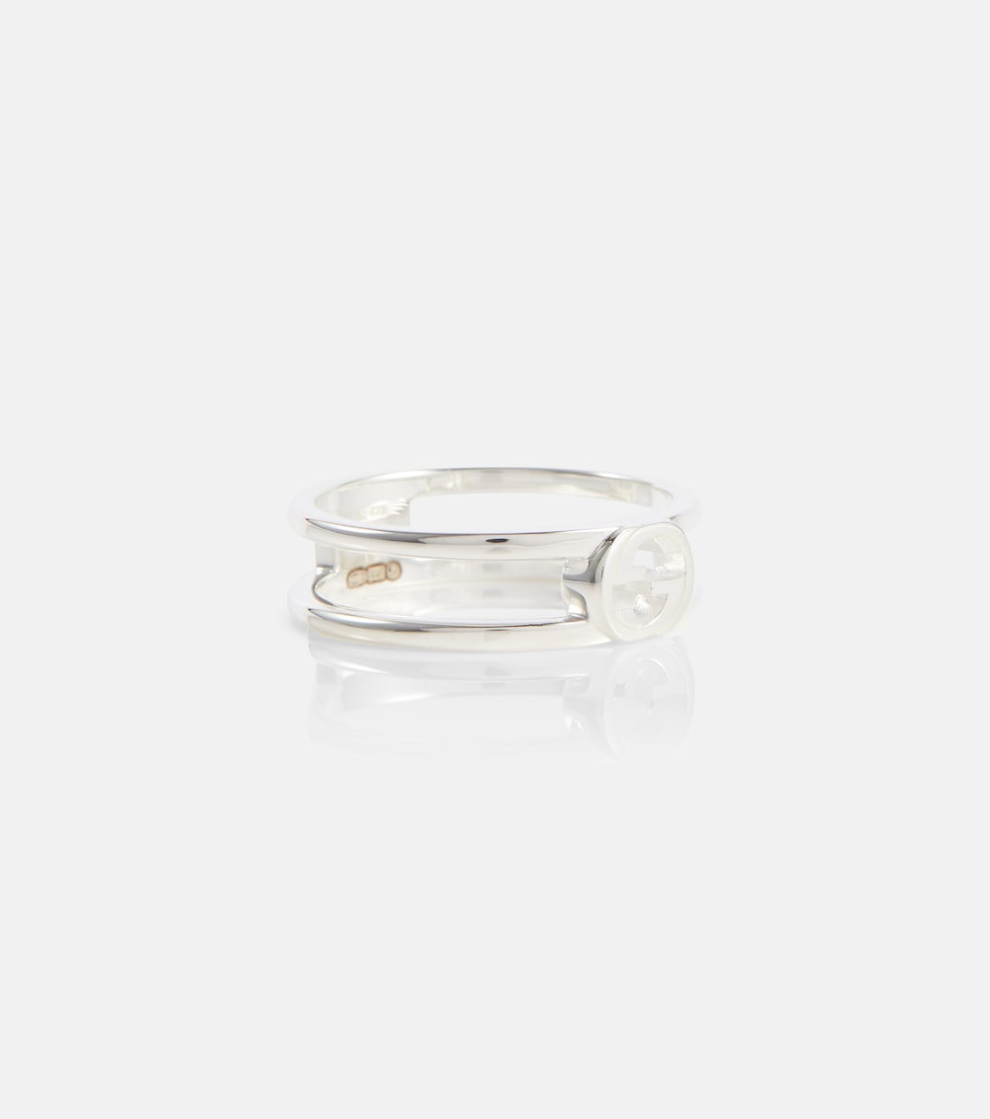 Gucci - Interlocking G sterling silver ring