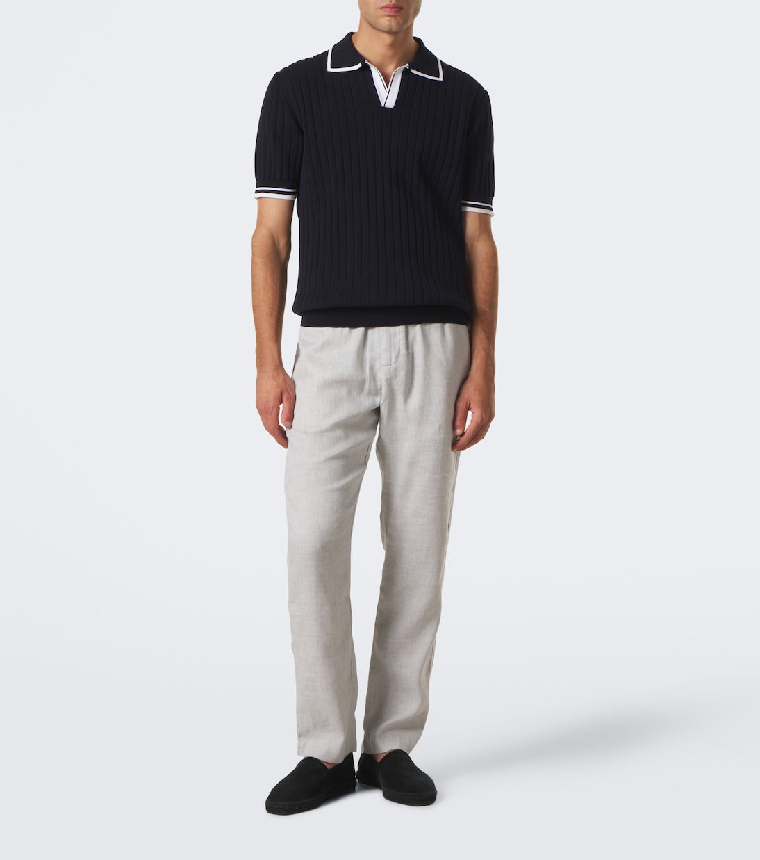 Frescobol Carioca - Oscar linen and cotton straight pants