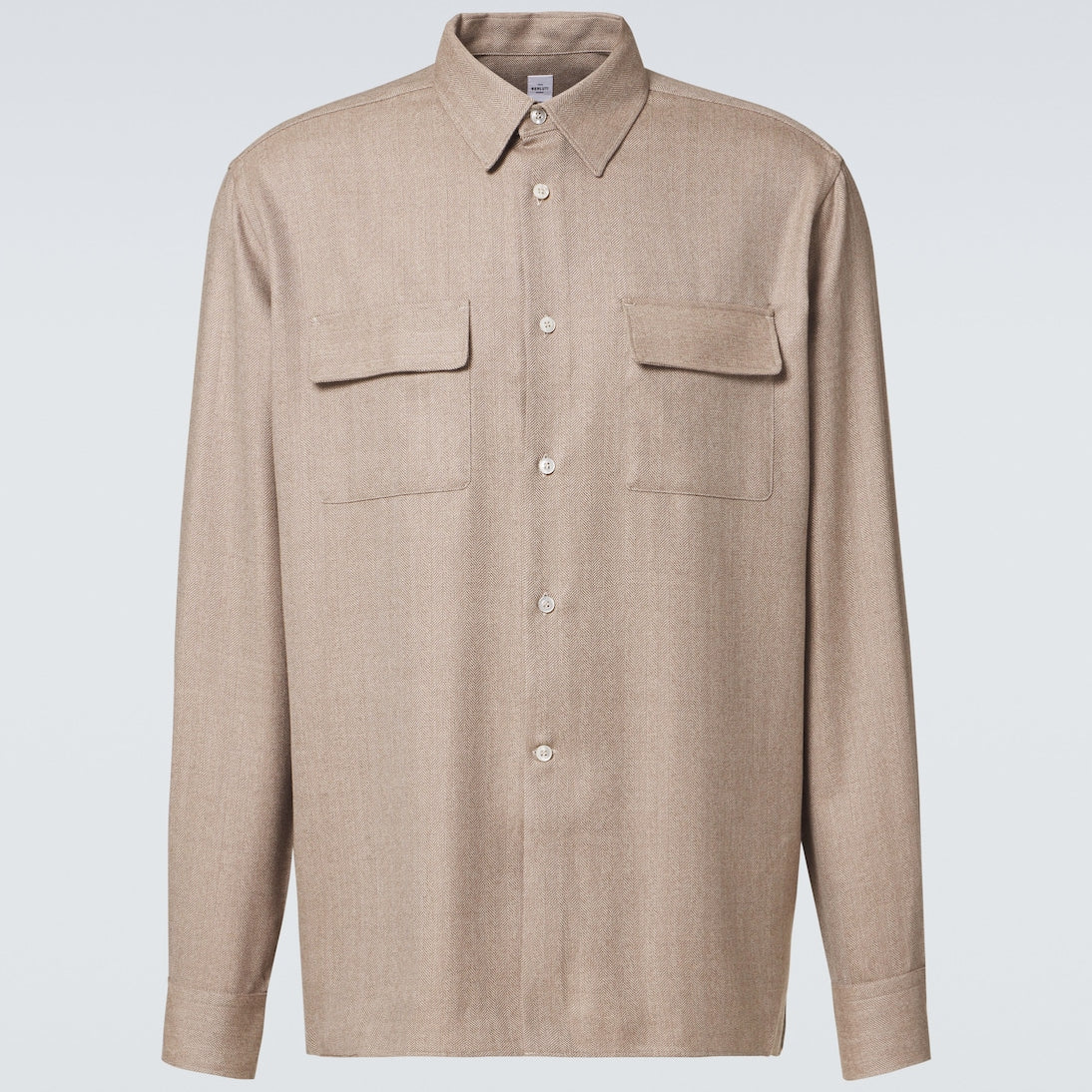 Berluti - Herringbone wool shirt