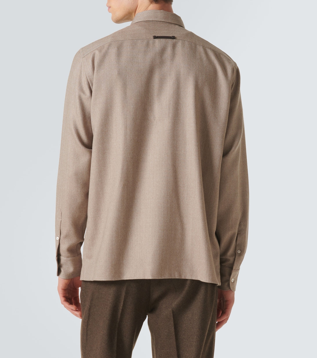 Berluti - Herringbone wool shirt