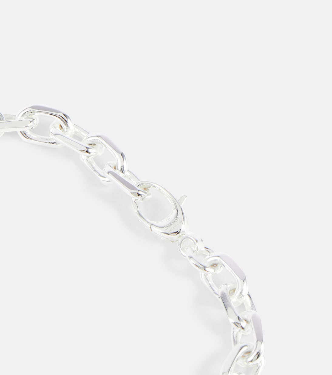 Gucci - Interlocking G sterling silver bracelet