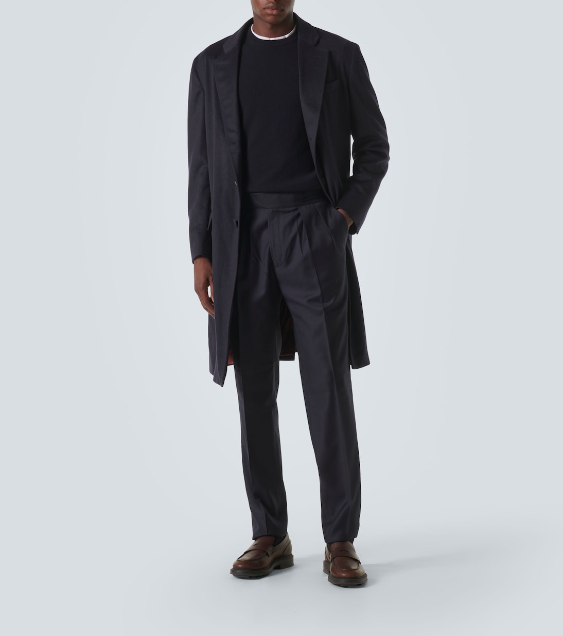 Rubinacci - Manny virgin wool straight pants