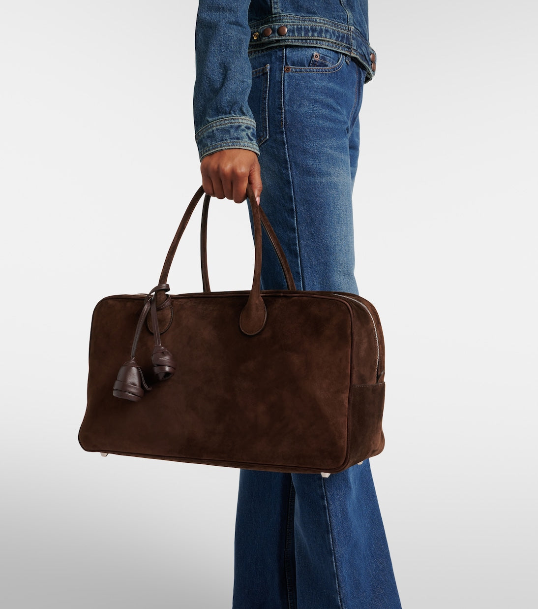 Magda Butrym - Brigitte Large suede duffel bag