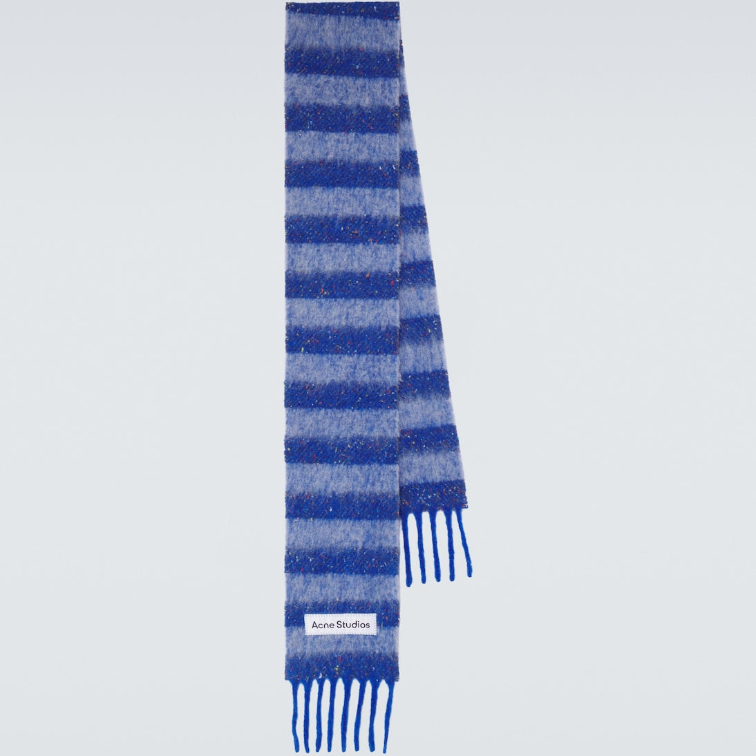 Acne Studios - Striped logo alpaca-blend scarf