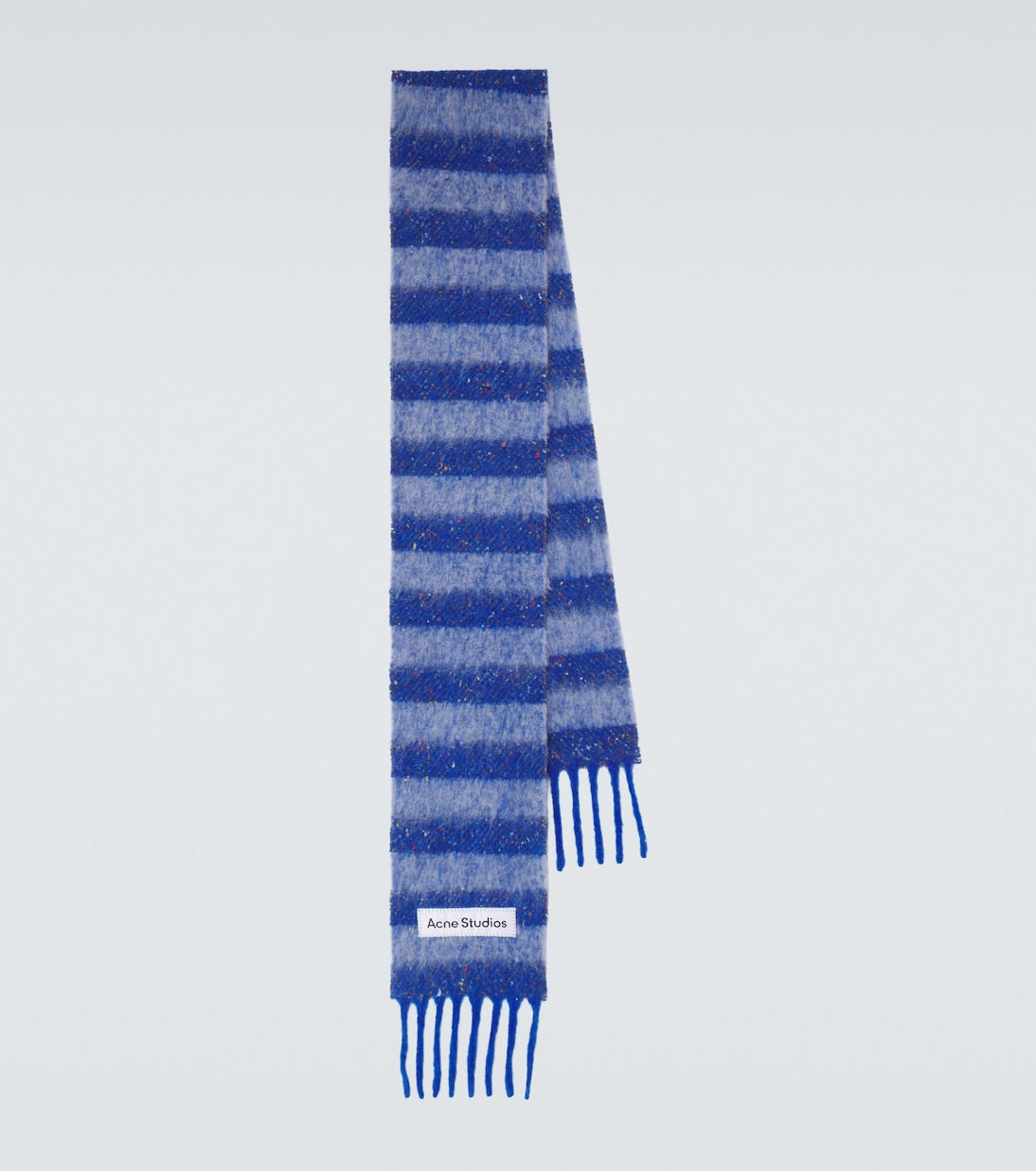 Acne Studios - Striped logo alpaca-blend scarf