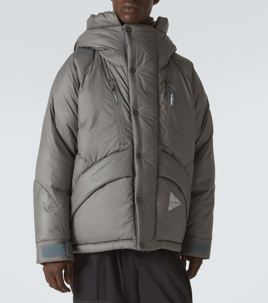 And Wander - Logo puffer jacket