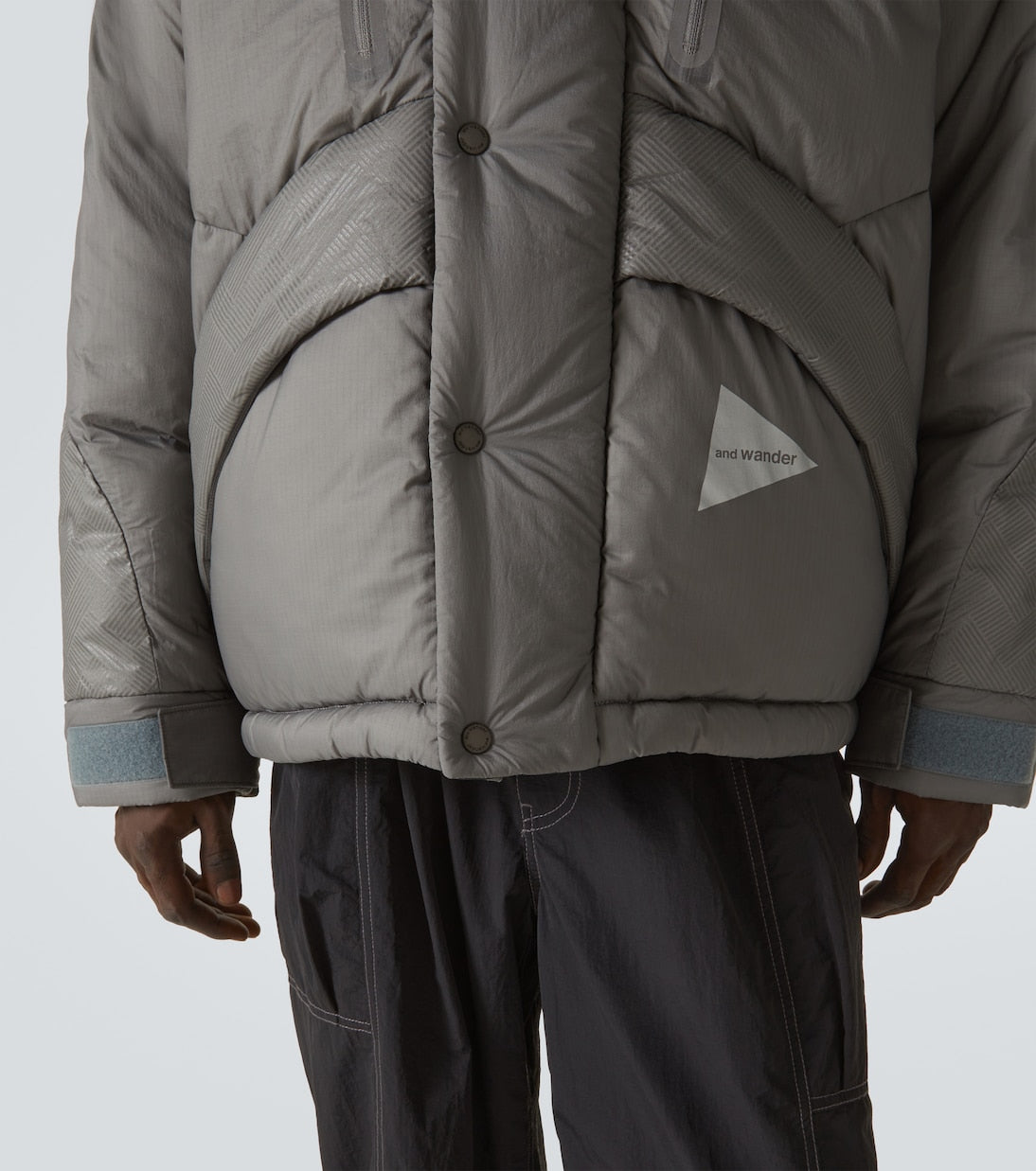 And Wander - Logo puffer jacket