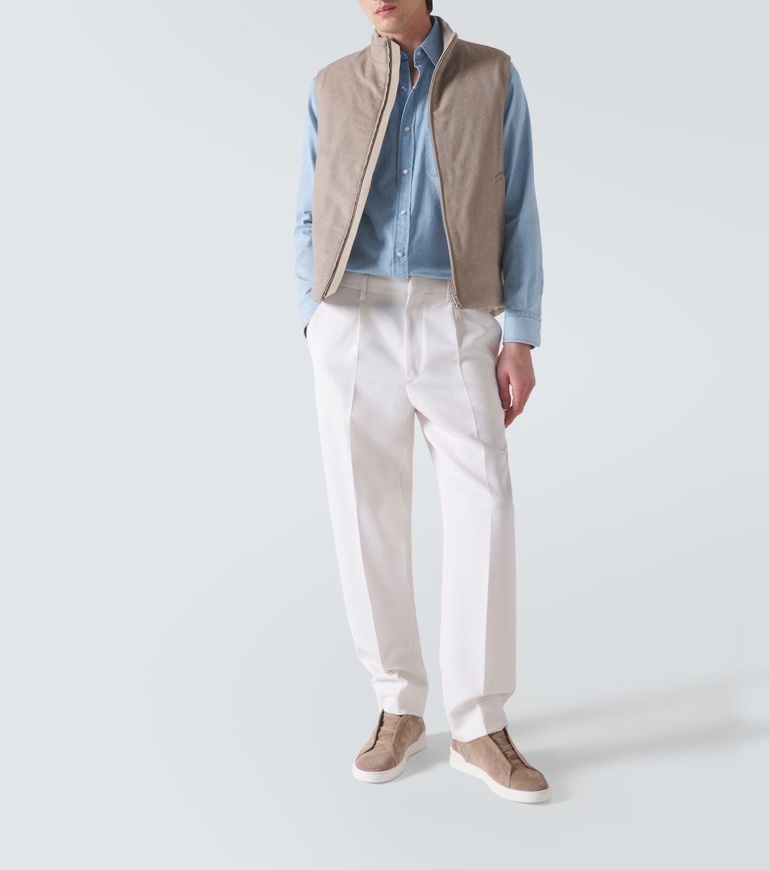 Zegna - Denim Western shirt