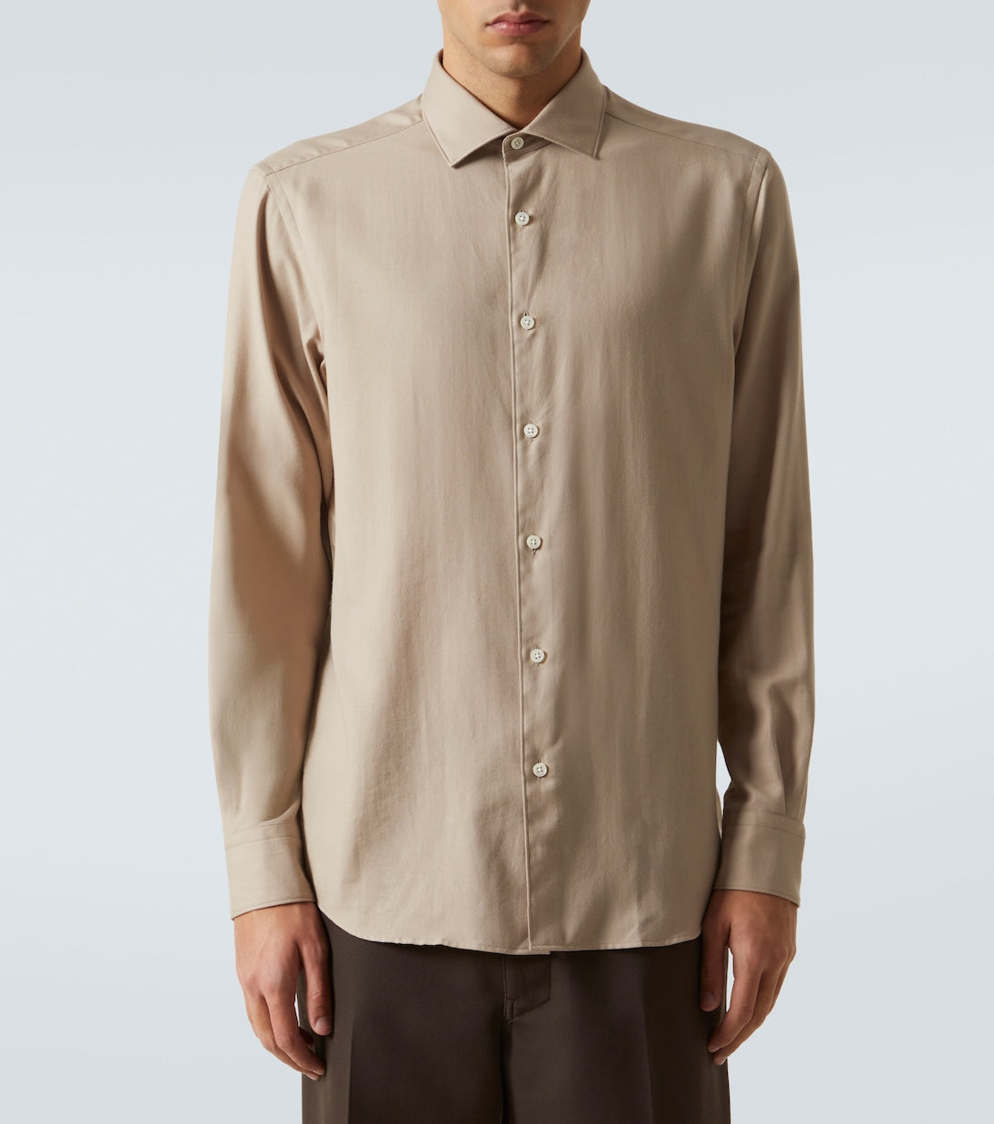 Zegna - Cotton and cashmere shirt