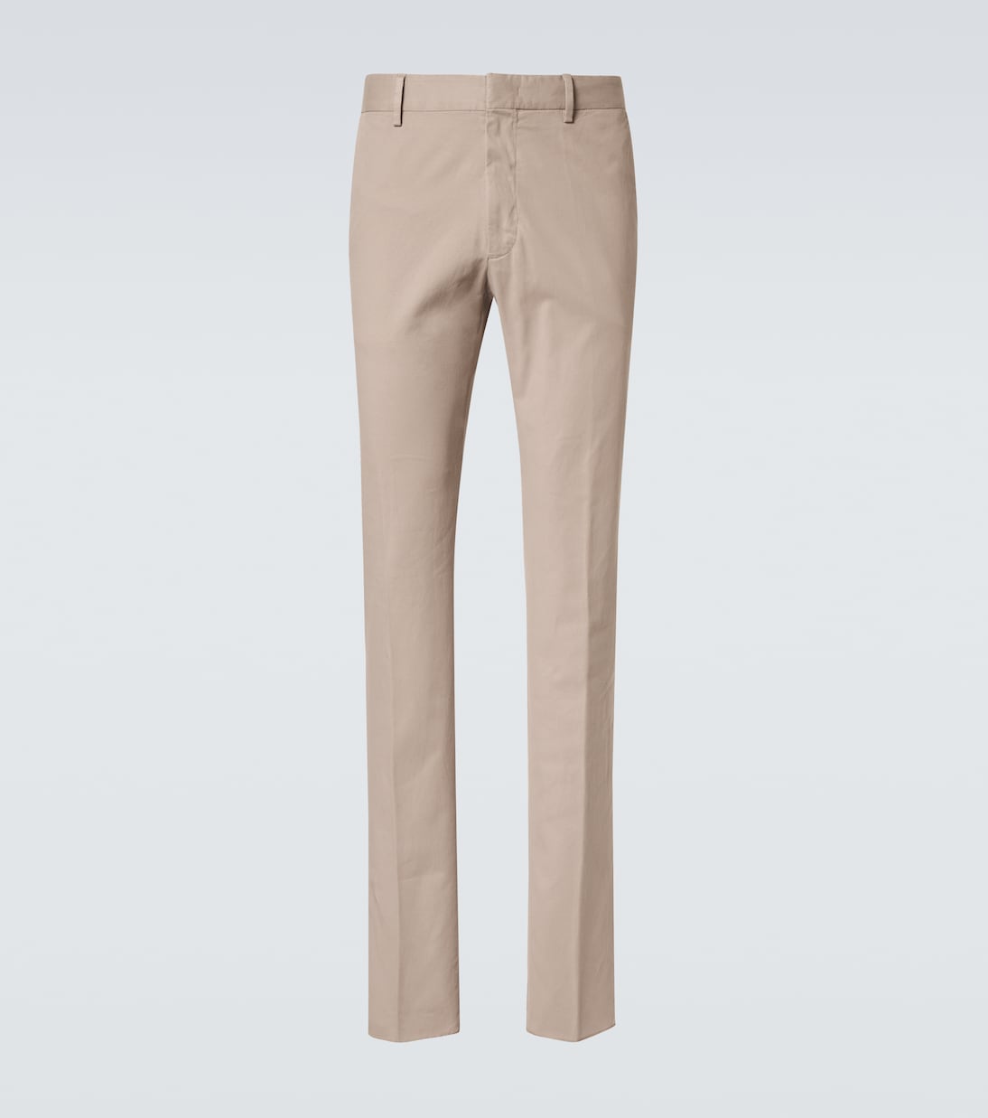 Zegna - Cotton-blend straight pants