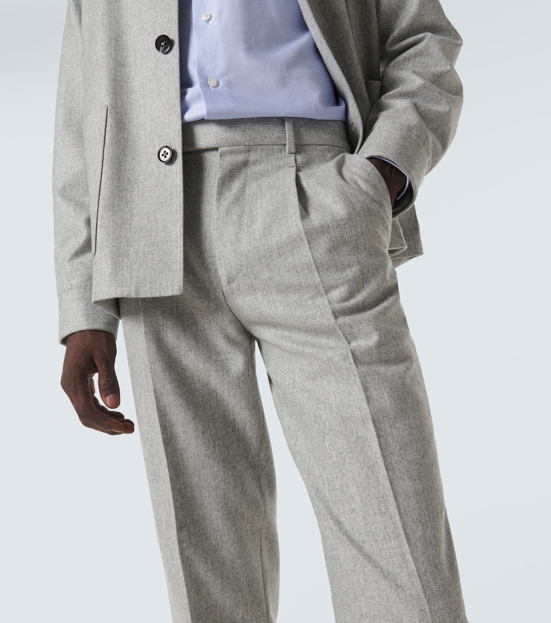 Zegna - Wool straight pants