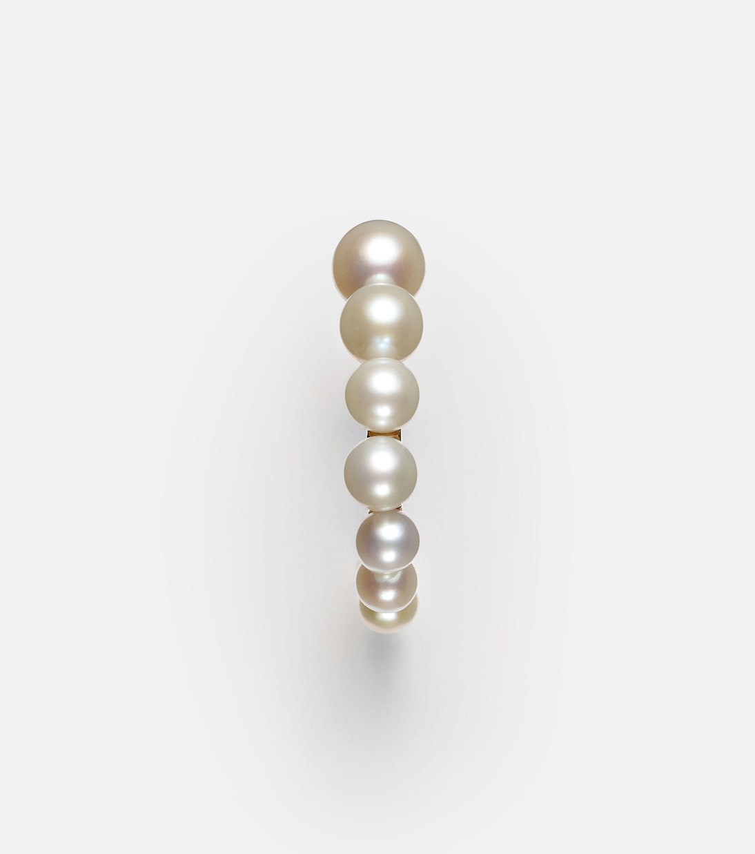 Sophie Bille Brahe - Petit Boucle de Perle 14kt gold hoop earring with freshwater pearls