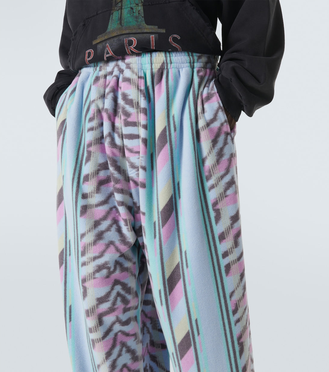 Balenciaga - Printed fleece sweatpants