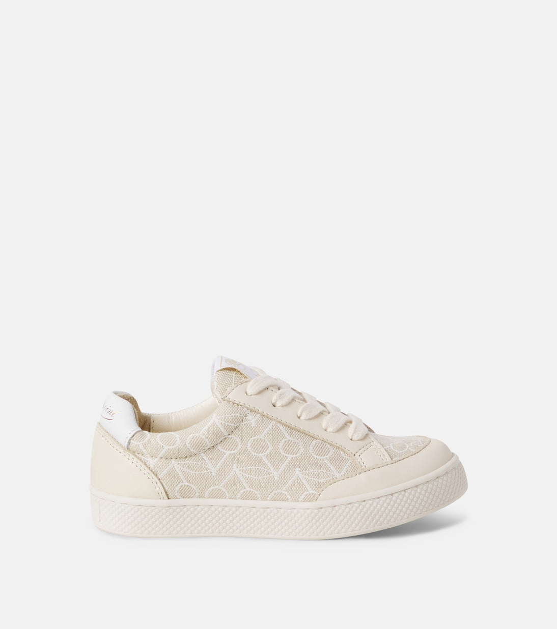 Bonpoint - Cameron leather-trimmed canvas sneakers