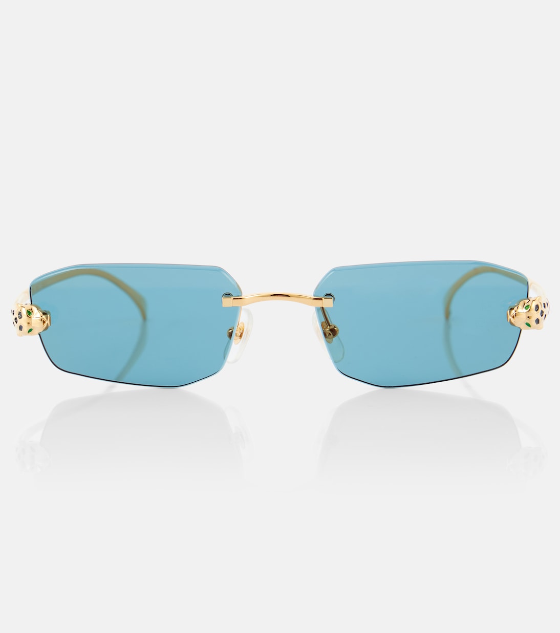 Cartier Eyewear Collection - Panthère de Cartier rectangular sunglasses