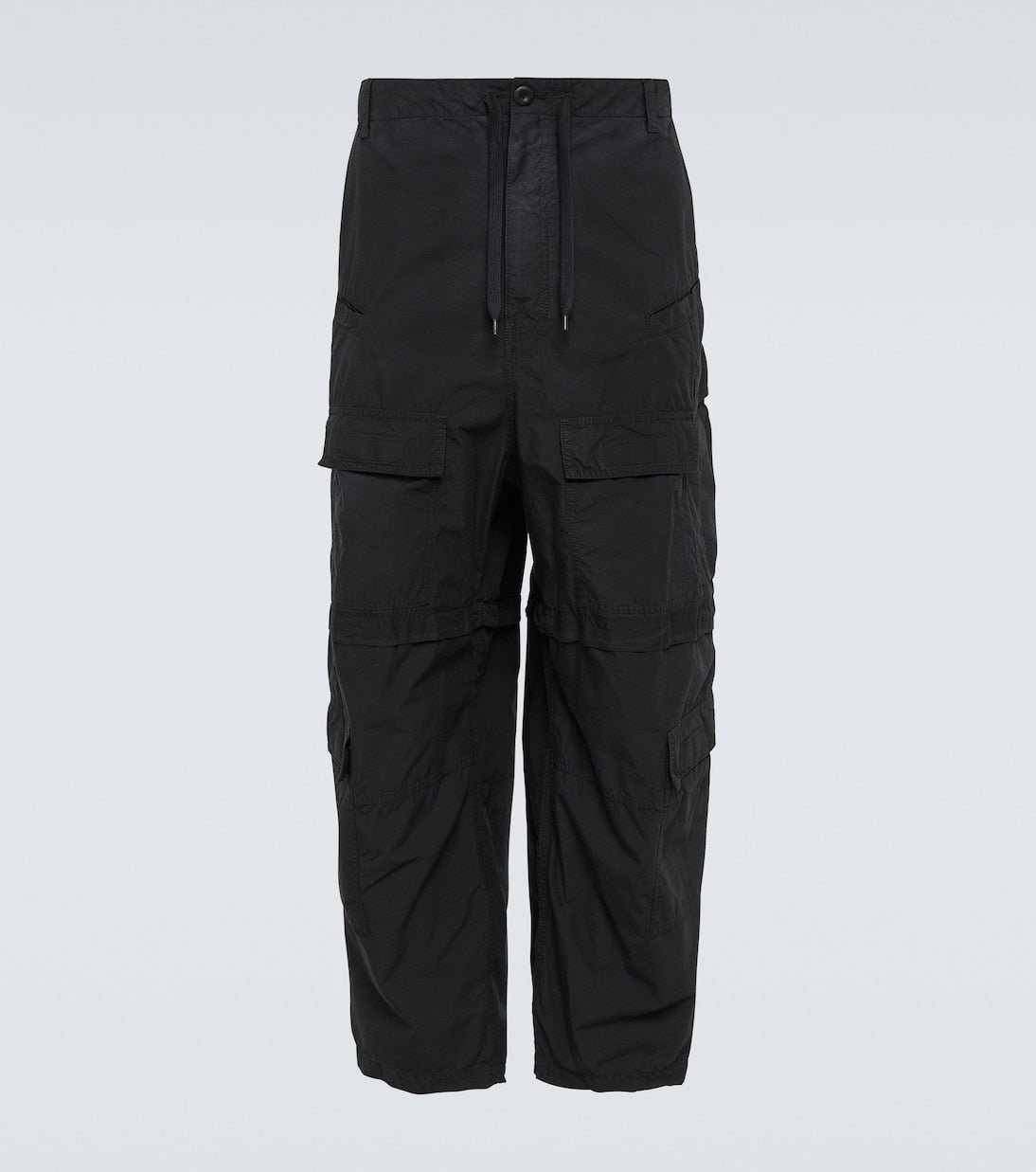 Balenciaga - Wide cotton-blend cargo pants