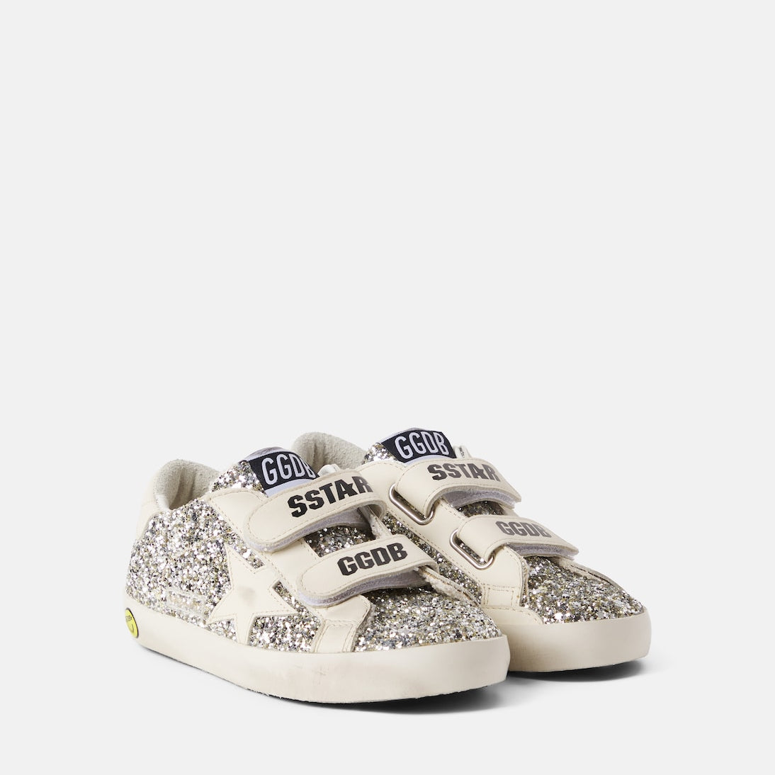 Golden Goose Kids - Old School glitter leather sneakers