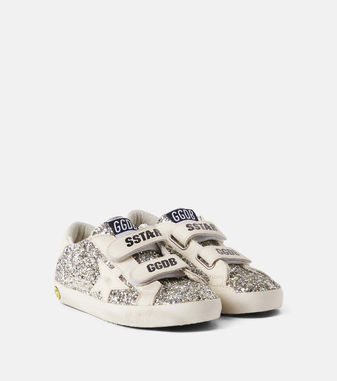 Golden Goose Kids - Old School glitter leather sneakers