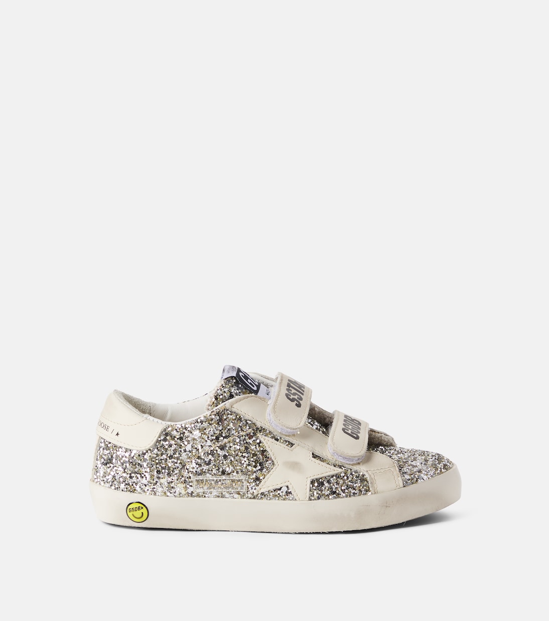 Golden Goose Kids - Old School glitter leather sneakers