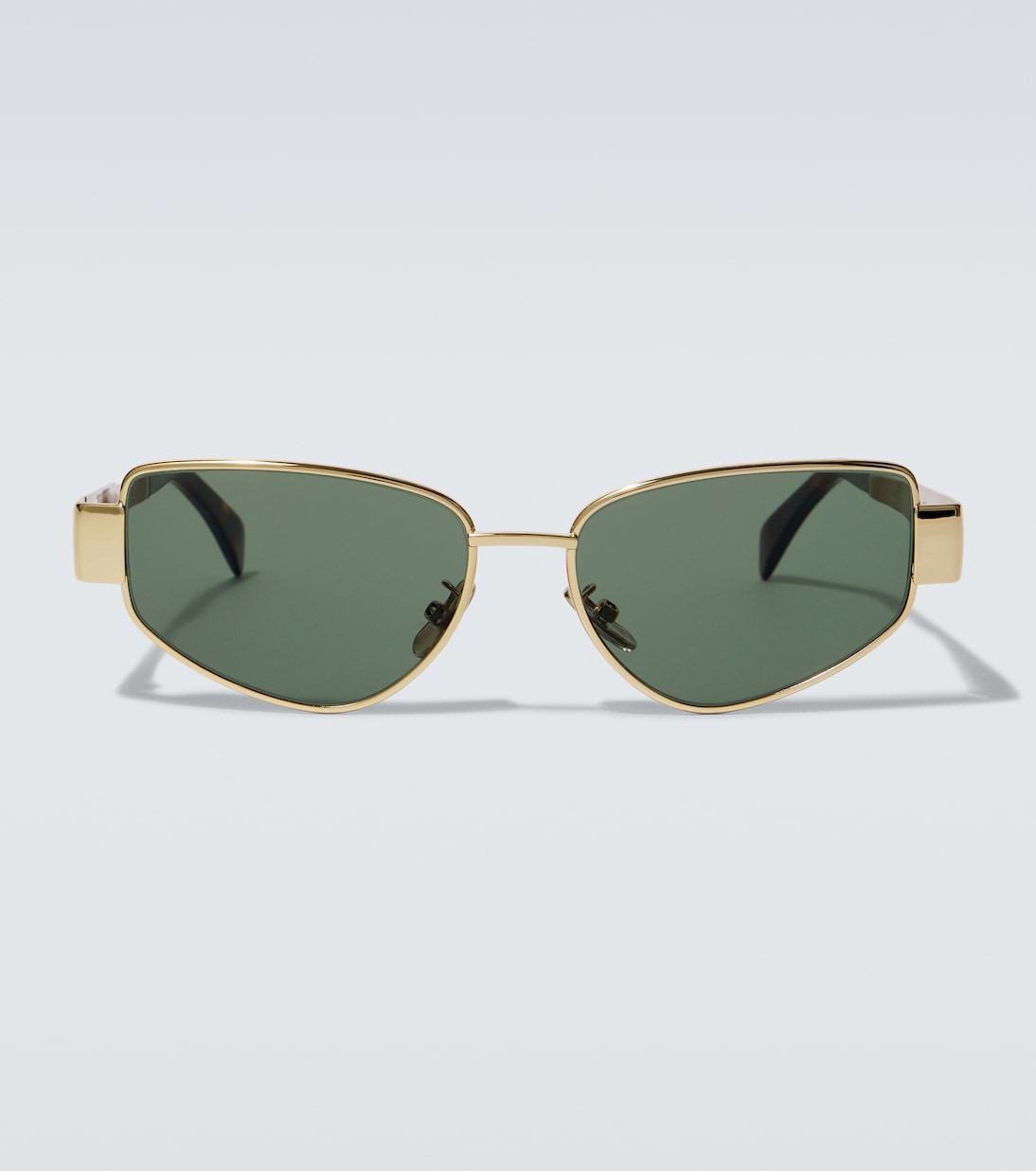 Celine Eyewear - Triomphe Metal cat-eye sunglasses
