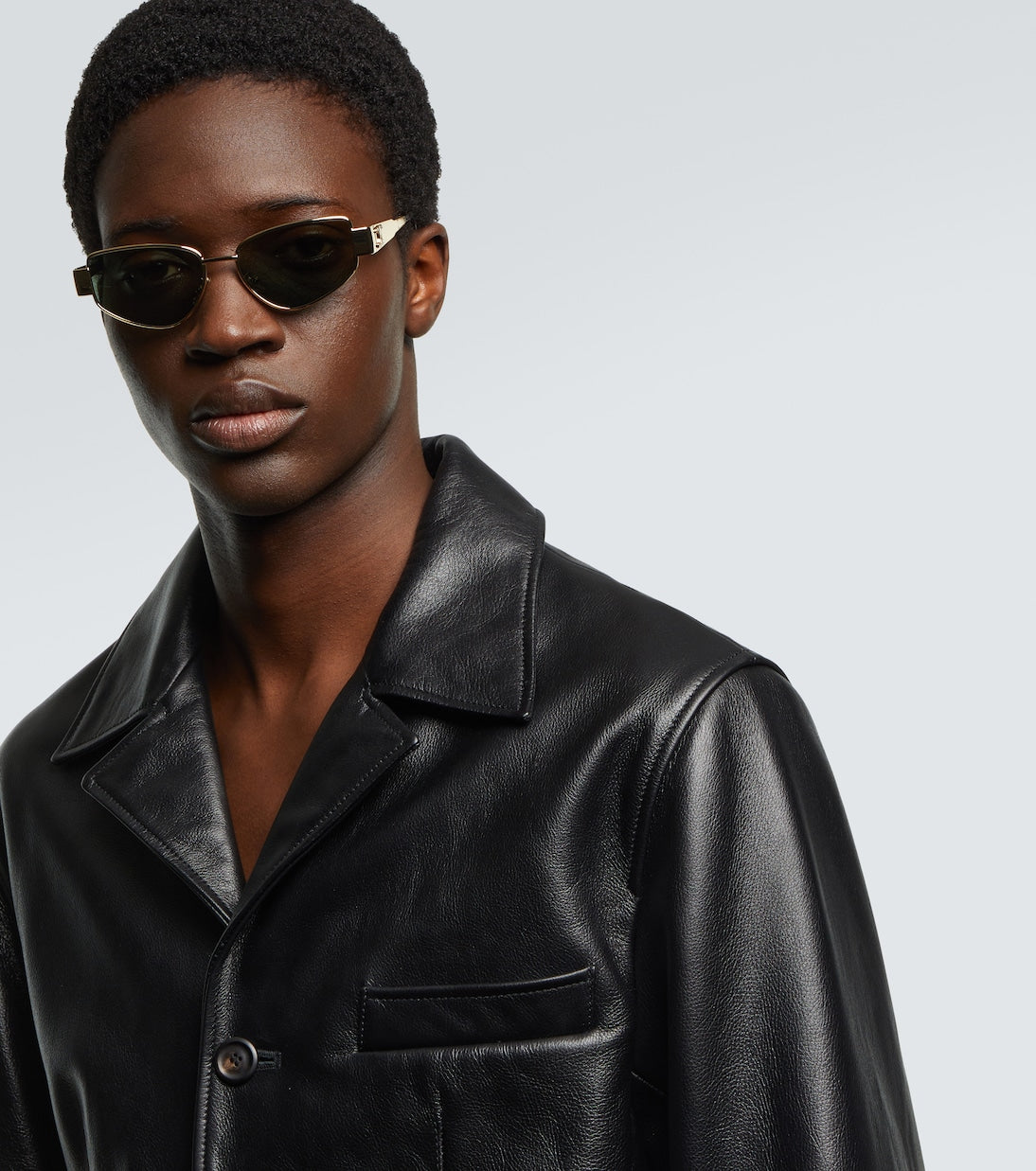 Celine Eyewear - Triomphe Metal cat-eye sunglasses