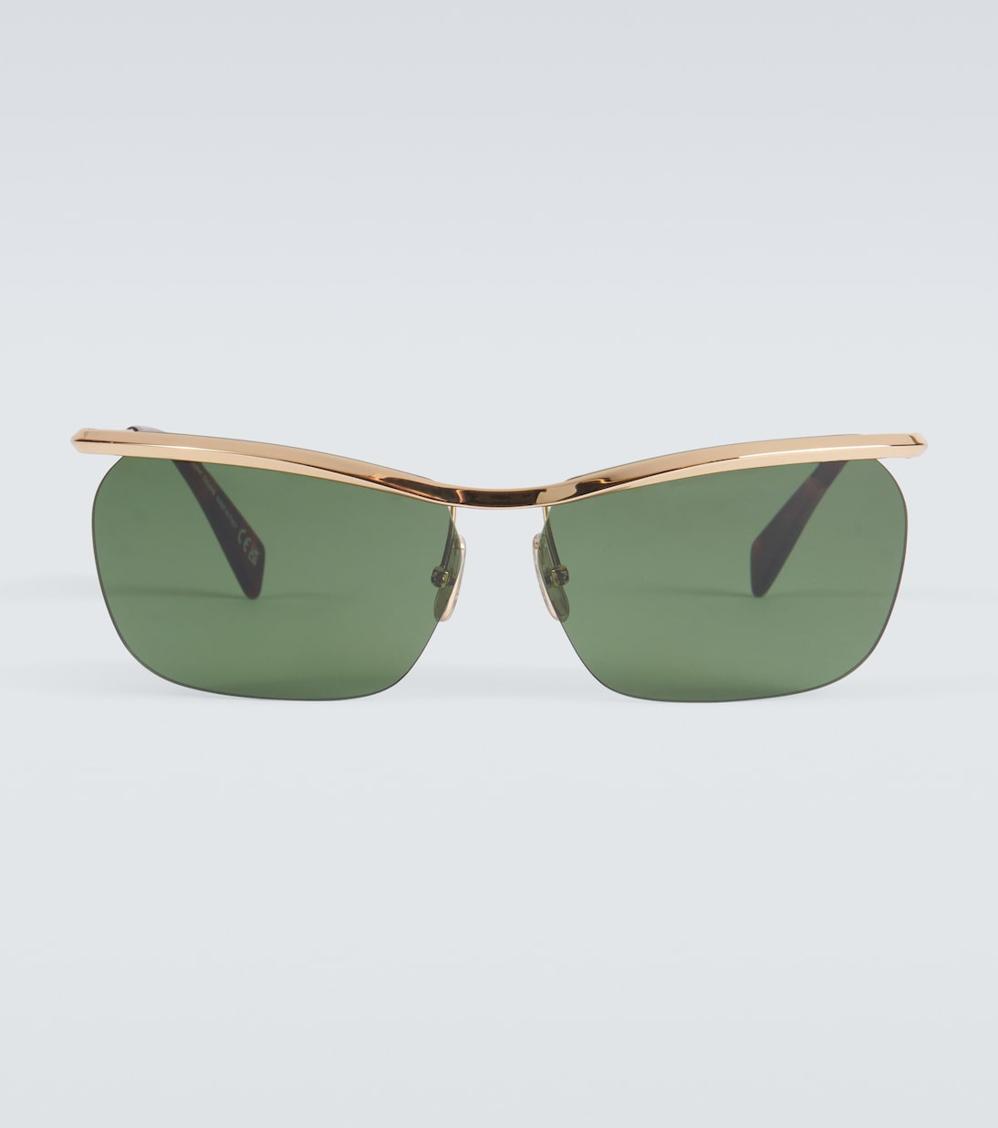 Celine Eyewear - Metal rectangular sunglasses