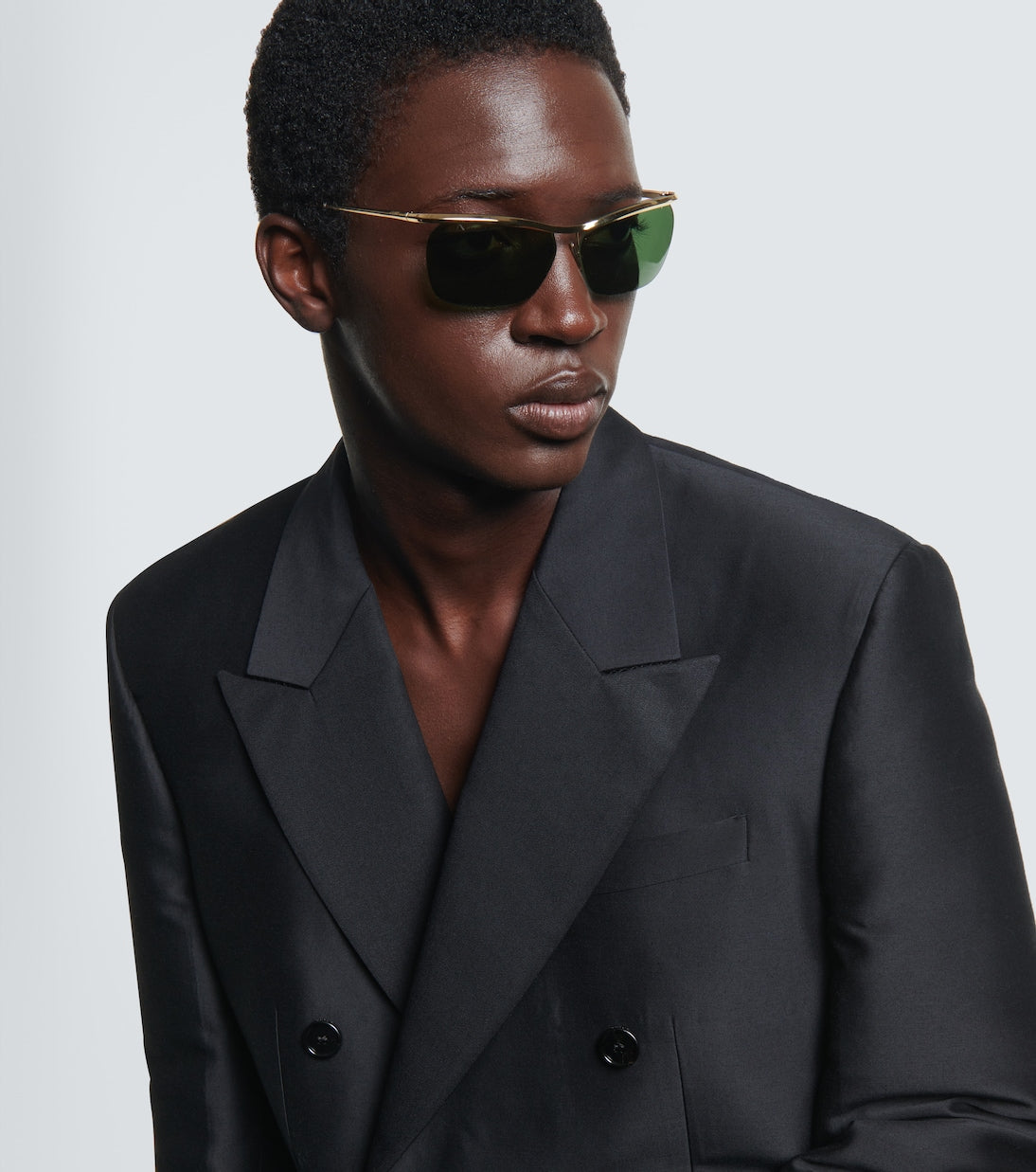 Celine Eyewear - Metal rectangular sunglasses